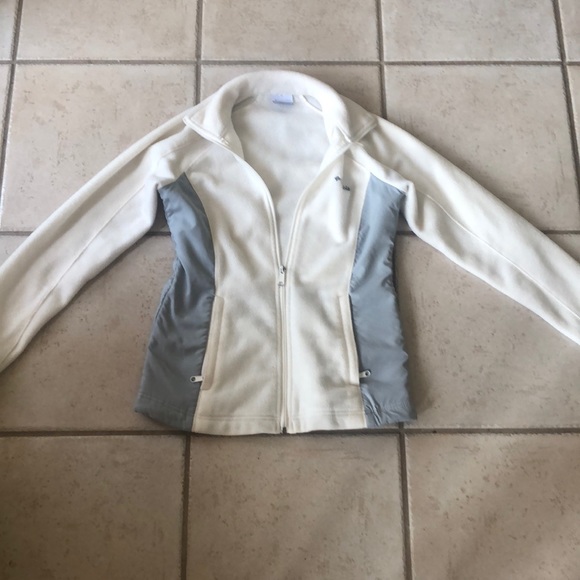 Columbia Jackets & Blazers - White and Grey Columbia jacket